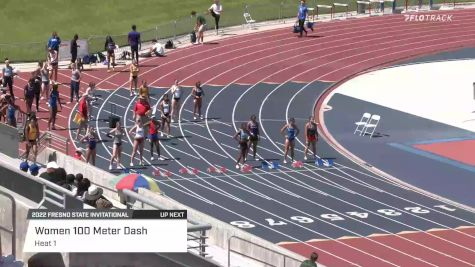 Women's 100m, Heat 1