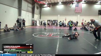 75 lbs Semifinal - Lynden McGlaughn, Weaver Youth Wrestling vs Wesley James, Alexander City Youth Wrestling