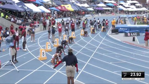 Youth Women's 200m Championship, Semi-Finals 3 - Age 17-18