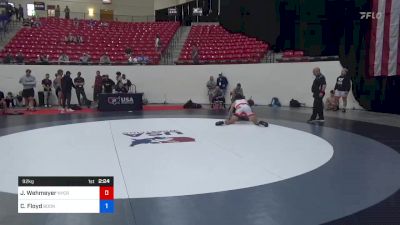 92 kg 7th Place - Jack Wehmeyer, New York City RTC vs Carson Floyd, Boone RTC