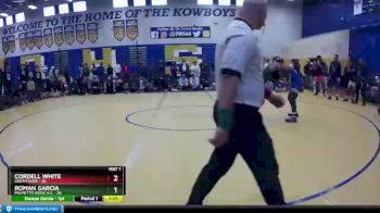 170 lbs Semifinals (8 Team) - Roman Garcia, Palmetto Ridge H.S. vs Cordell White, South Dade