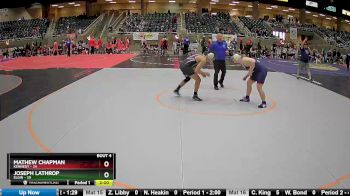 184 lbs Round 2 (4 Team) - Joseph Lathrop, Elgin vs Mathew Chapman, Kennedy