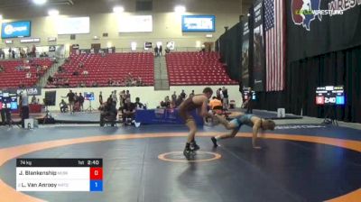 74 kg Con 16 #2 - Johnny Blankenship, Nebraska vs Layne Van Anrooy, Michigan Regional Training Center