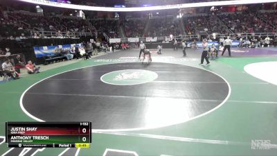 I-132 lbs Champ. Round 2 - Anthony Tresch, Minisink Valley vs Justin Shay, Iona Prep