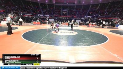 2A 145 lbs Semifinal - Bryce Griffin, Bethalto (Civic Memorial) vs Caleb Nobiling, Antioch