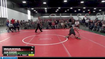 112 lbs Round 1 (8 Team) - Kane Shawger, Dynasty Death Row (NJ) vs Braylon Reynolds, Roundtree Wrestling Academy