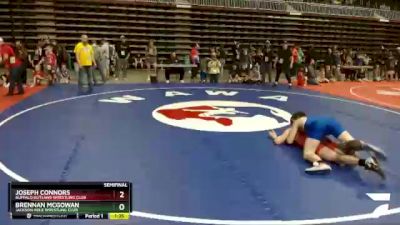 145-152 lbs Semifinal - Joseph Connors, Buffalo Outlaws Wrestling Club vs Brennan McGowan, Jackson Hole Wrestling Club