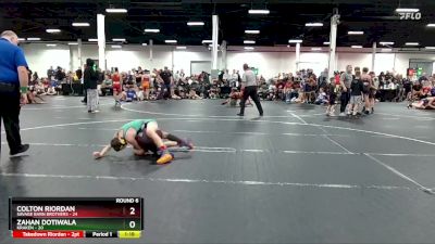 88 lbs Round 6 (8 Team) - Colton Riordan, Savage Barn Brothers vs Zahan Dotiwala, Kraken