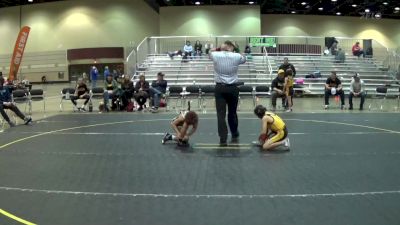 70 lbs Finals (2 Team) - Peyton Hannah, Untouchables vs Carson Halbert, Michigan Matcats