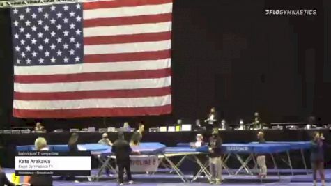 Kate Arakawa - Individual Trampoline, Eagle Gymnastics TX - 2021 USA Gymnastics Championships