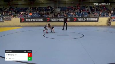 46 lbs Semifinal - Tenner Gregory, Lexington TDC vs Jason Lara, Prodigy WC