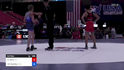 44 kg 3rd Place - Carter Shin, Integrity Wrestling Club vs William Buckley, Pennsylvania