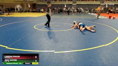 125 lbs Placement (4 Team) - Zeke Ranvek, K-M vs Landon Pohlen, Minneota