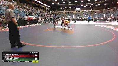 5A - 132 lbs Champ. Round 1 - Cameron Bruce, Arkansas City vs Evan Vielhauer, Basehor-Linwood