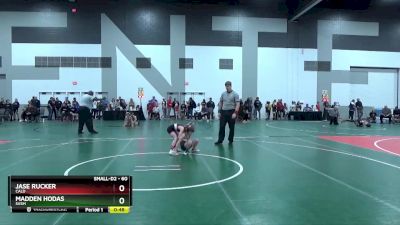 60 lbs Cons. Semi - Jase Rucker, CALD vs Madden Hodas, SVSM