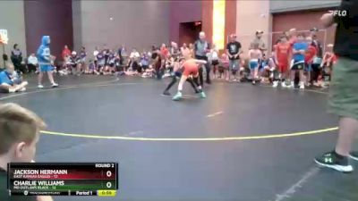 65 lbs Round 2 (4 Team) - Charlie Williams, MO Outlaws Black vs Jackson Hermann, East Kansas Eagles