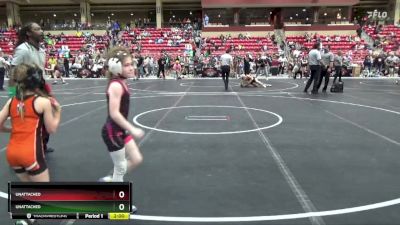 55 lbs 1st Place Match - Adalynn Porter, Terminator Wrestling Academy vs Ryken Stephens, Abilene Kids Wrestling Club