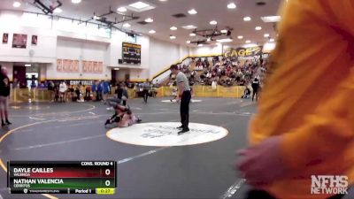 106 lbs Cons. Round 4 - Nathan Valencia, Cerritos vs Dayle Cailles, Valencia