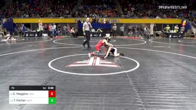 70 lbs Round Of 64 - Coyle Heggins, York Suburban vs Trapp Farber, Northwestern Lehigh