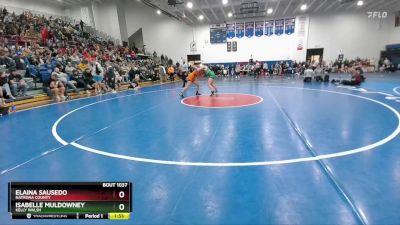 135 lbs Champ. Round 1 - Elaina Sausedo, Natrona County vs Isabelle Muldowney, Kelly Walsh