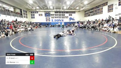 285 lbs Semifinal - Jon Lettre, Cony vs Owen Bourque, Kennebunk