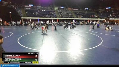 117 lbs Quarterfinal - Kimball Elliott, Moyer Elite Wrestling vs Carter Cajthaml, Immortal Athletics WC