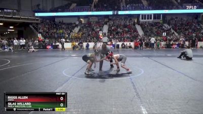 80 lbs Cons. Round 1 - Riggs Allen, Smith vs Silas Willard, Paola Wrestling Club