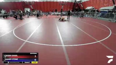 87 lbs Semifinal - Cayden Engel, NE vs Tanner Stone, IL