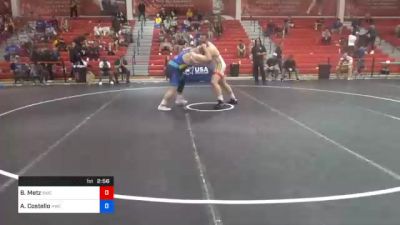 125 kg 5th Place - Brandon Metz, Bison Wrestling Club vs Aaron Costello, Hawkeye Wrestling Club