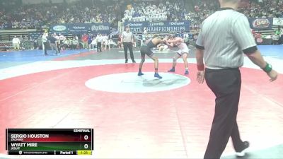 D 1 150 lbs Semifinal - Wyatt Mire, Jesuit vs Sergio Houston, Zachary