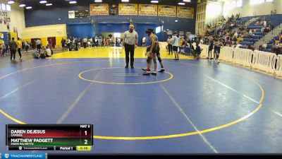 106 Blue 3rd Place Match - Daren Dejesus, Camden vs Matthew Padgett, Miami Palmetto