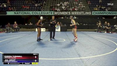 116 lbs Cons. Round 4 - Karissa Turnwall, Emmanuel College vs Jaia Ashley, Schreiner University