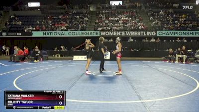 116 lbs Champ. Round 2 - Tatiana Walker, Sacred Heart vs Felicity Taylor, Iowa