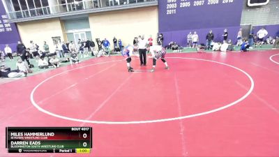 100 lbs Round 2 - Darren Eads, Bloomington South Wrestling Club vs Miles Hammerlund, Hi Flyers Wrestling Club