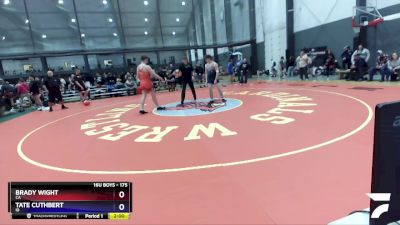 175 lbs Quarterfinal - Brady Wight, CA vs Tate Cuthbert, ID