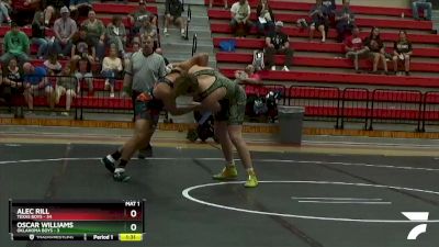 285 lbs Finals (2 Team) - Oscar Williams, Oklahoma Boys vs Alec Rill, Texas Boys