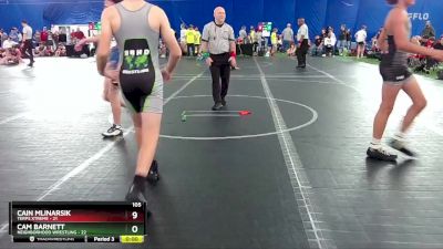 110 lbs Round 3 (8 Team) - Sebastian Schmeltzer, Neighborhood Wrestling vs Brodie Beamer, Terps Xtreme