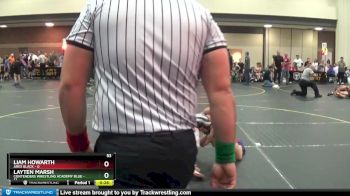 53 lbs Round 2 (4 Team) - Layten Marsh, Contenders Wrestling Academy Blue vs Liam Howarth, Ares Black