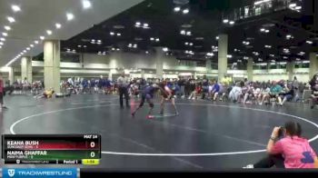 107 lbs Round 4 (10 Team) - Naima Ghaffar, MXW Purple vs Keana Bush, Suncoast Gems