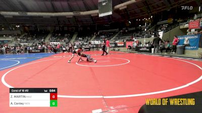 77 lbs Consi Of 16 #2 - ZY'ION MARTIN, Maize Wrestling Club vs Austin Conley, Patriot Wrestling Club