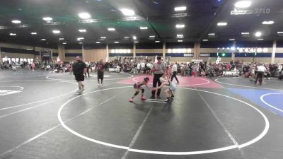 66 lbs Quarterfinal - Aaron Ramirez, Savage House WC vs Teagan Vanbebber, Team Temecula