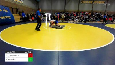 178 lbs Round Of 32 - Jake Closson, Pleasant Grove (UT) vs Brayden Carson, St. John Bosco