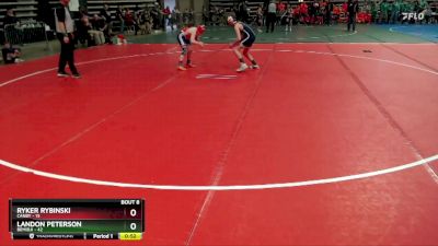 115 lbs Semis & 1st Wrestleback (8 Team) - Landon Peterson, Bemidji vs Ryker Rybinski, Canby