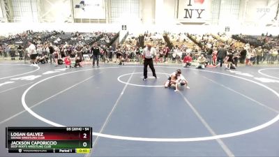 54 lbs Cons. Round 4 - Logan Galvez, Savage Wrestling Club vs Jackson Caporiccio, Deep Roots Wrestling Club