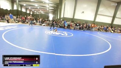 63-65 lbs 1st Place Match - Lane Sturdivant, Askeo International Mat Club vs Colton Fernandez, NWWC