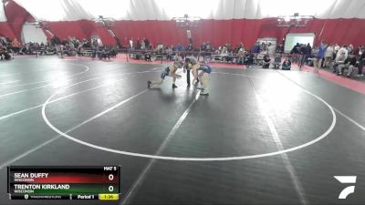 132 lbs Quarterfinal - Sean Duffy, Wisconsin vs Trenton Kirkland, Wisconsin