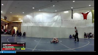 65 lbs Quarterfinal - Claire Hammond, Beast Mode Wrestling Club vs Audrey Ison, Indiana