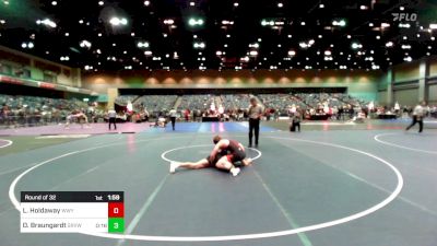 197 lbs Round Of 32 - Logan Holdaway, Western Wyoming vs Owen Braungardt, Grand View