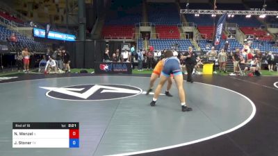 220 lbs Rnd Of 16 - Noah Wenzel, Illinois vs Jarrett Stoner, Texas