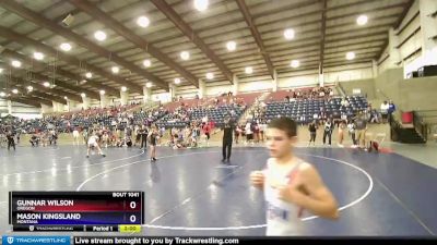 89 lbs Round 2 - Gunnar Wilson, Oregon vs Mason Kingsland, Montana